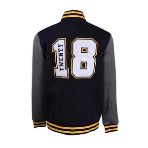 Chaqueta Universitaria de Béisbol Personalizada al por Mayor, de Lona, Formal, Impermeable, Cortavientos, Talla Grande, Unisex, Colegio 2026 - Product Image 4