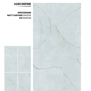 Dalles en porcelaine satinées mates 600x1200 aspect pierre naturelle surface antidérapante pour sols intérieurs - Product Image 1