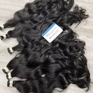 Soldes à 30% !!! Extensions de cheveux en vrac de haute qualité couleur ondulée naturelle en stock prêt à expédier - Product Image 2