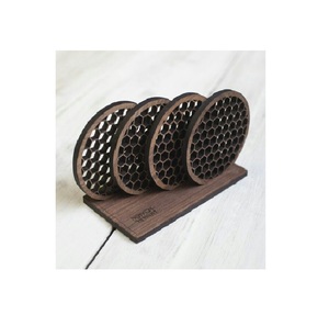 <b>Low</b> MOQ Factory Prices High Quality Marble Coasters with Premium Designed Vintage Eco-Friendly Round Shaped 2mm Thick - Product Image 1