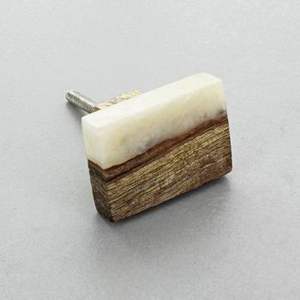 Perillas de Madera y Mármol Craft Valley para Muebles, Piedra Natural, Mezcla de Madera, Arte Moderno, Color Personalizado Antiguo para el Hogar - Product Image 3