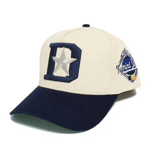 100% coton recyclé toile lourde 5 panneaux casquette de Baseball incurvée à carreaux logo brodé personnalisé casquette de sport affaires - Product Image 1