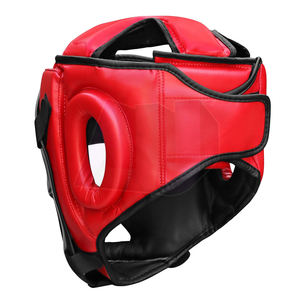 Casco de Boxeo de Cuero de Alta Calidad para Entrenamiento en Gimnasio, Diseño Seguro, Acolchado Cómodo, Ajuste Seguro - Product Image 3