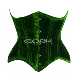 Fournisseur de Corsets en Velours Teal Luxueux par COSH INTERNATIONAL - Product Image 5