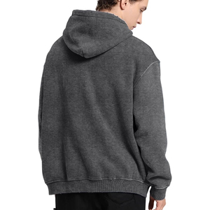 Sweats à capuche pour hommes très demandés, délavés à l'acide, 100% coton molletonné, mode streetwear personnalisée pour les marques, entièrement personnalisable, commandes en gros, style vintage - Product Image 6