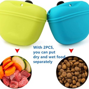 Sacchetti in Silicone per Snack per Animali Domestici, Porta Premi Portatile per Passeggiate con Cani, Borse in Silicone per Alimentazione e Addestramento - Product Image 5