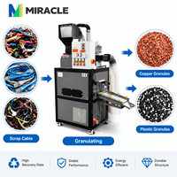 Granulateur de fil de cuivre fait maison à prix compétitif, machine industrielle de recyclage de câbles en cuivre, mini granulateur de câbles