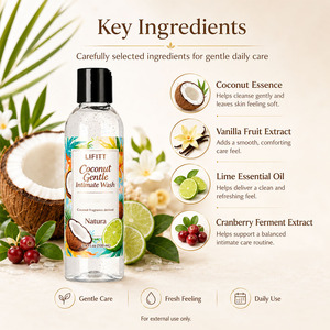 <span class=keywords><strong>Gel</strong></span> <span class=keywords><strong>Douche</strong></span> <span class=keywords><strong>Intime</strong></span> Vegan Coco Nettoyant Doux Quotidien Sans Sulfates Faible pH Soin Vaginal - Product Image 1