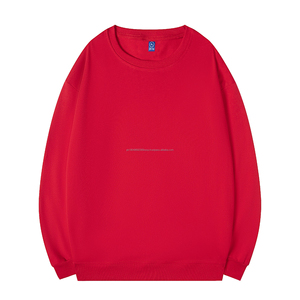 เสื้อสเวตเตอร์ปักไหล่ของผู้ชายเสื้อมีฮู้ดคอกลมผ้าฝ้ายขนแกะปล่อยไหล่ใส่ได้ทั้งชายและหญิง - Product Image 5