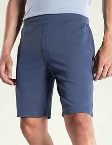 Short pour homme en polyester vente en gros short unisexe respirant sur mesure OEM pour homme 2024 poches latérales zippées en tissu extensible - Product Image 3
