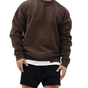 Sudadera Personalizada con Cuello Redondo para Hombre, Talla Grande, de Primera Calidad, de Algodón y Felpa, Cálida, Cómoda, Informal, Estilo Urbano - Product Image 1