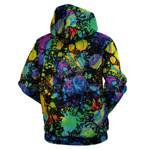 Sweat à capuche d'hiver personnalisé en polaire à sublimation pour hommes avec impression graphique 3D, design respirant et options de couleur uniques - Product Image 3