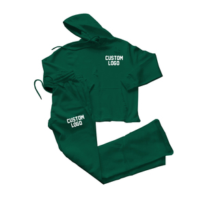 Conjunto de chándal de 2 piezas para hombre, nuevo diseño, pantalones de chándal acampanados y sudaderas con capucha, ecológico, 100% algodón, precio al por mayor - Product Image 1