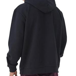 Sudadera con Capucha de Alta Calidad, Estilo Urbano, Tejido Grueso de 350 g/m², Talla Grande, con Logotipo en Relieve Personalizado, ODM, Otoño - Product Image 3