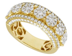 Anillo de Hombre con Incrustaciones de Diamantes Cultivados en Laboratorio en Oro Amarillo de 10K, Joyería de Moda Hip Hop - Product Image 3