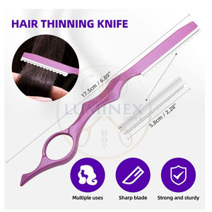 <b>Hair</b> Scissors Kit With Thinning Tool for Precise <b>Hair</b> Styling Barber Scissors Set With Safety Tip and Ergonomic Handle - Product Image 4