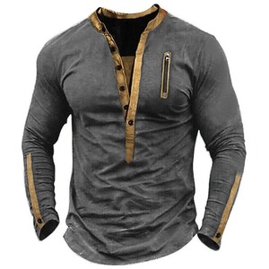 เสื้อสเวตเตอร์คอตตอนของผู้ชายผ้าฟลีซแบบสวมหัวมีซิปคอตั้งพิมพ์ลายแบบกำหนดเอง500GSM - Product Image 3