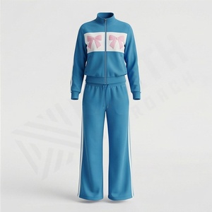 Conjunto Deportivo de Felpa Técnica de Lujo para Mujer, Personalizado, de Alta Calidad, Informal, con Capucha, Ecológico, Sudadera Holgada y Pantalones Deportivos Lisos - Product Image 1