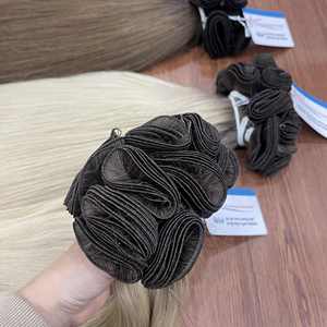 Gran Venta de Extensiones de Cabello Natural Liso con Trama Cosida a Mano, Cabello Virgen de Proveedor, Varios Largos y Colores, Cabello Humano Vietnamita - Product Image 1