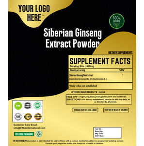 Poudre d'extrait de Ginseng sibérien naturel de haute qualité poudre de Ginsenoside de culture sauvage racine de Ginseng rouge ingrédients de haute pureté - Product Image 2
