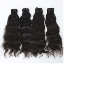 Cabello humano One Donor Raw Bundle Extensión de tejido de Trama humana Cutícula alineada Doble dibujado - Product Image 3