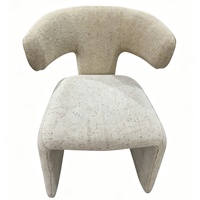 Chaise de salle à manger de style européen, sur mesure, de haute qualité, avec pieds en métal doré, pour hôtel, villa, vente en gros de meubles