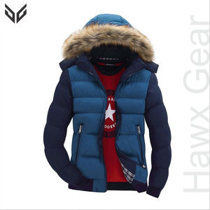 Meilleures ventes Veste rembourrée d'hiver pour hommes en toile respirante High Street Design pour adultes - Product Image 4