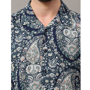 Qualité supérieure Prix raisonnable Top Confortable Soft Touch Material Chemises à manches courtes imprimées pour hommes - Product Image 6