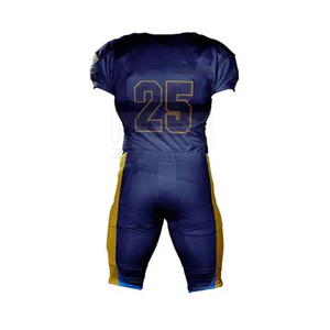 Conjunto de uniforme de fútbol americano para hombre con estampado personalizado, ropa deportiva de manga corta de alta calidad, transpirable, de talla grande, nombre del jugador - Product Image 4