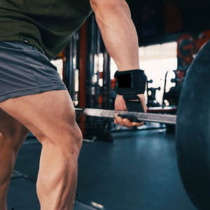 Venta al por mayor Heavy Duty Weightlifting Power Hooks Pro con correas Sports Fitness Gym Weightlifting Hooks - Product Image 6