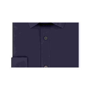 Camicia Casual da Uomo DKNY in Popeline Elasticizzato Slim Fit con Bottoni, Blu Navy, Taglia 6XL, Colletto Rialzato, Antipiega, Fornitura ODM - Product Image 3