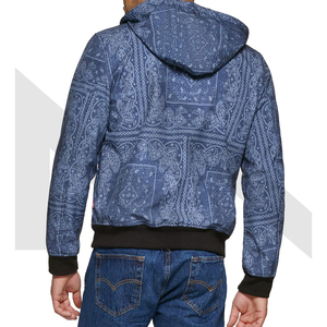 Chaqueta Bomber de Poliéster de Alta Calidad para Hombre, Bomber de Tela de Alta Calidad, a Prueba de Viento, Último Diseño - Product Image 3