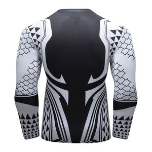 Manches longues en gros concevoir votre propre Sublimation imprimé Jiu Jitsu Mma pour hommes Bjj chemises Rashguard 2025 - Product Image 6