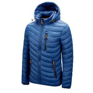 Manteau d'hiver matelassé, doublure thermique chaude, coque coupe-vent pour les activités de plein air et une utilisation décontractée - Product Image 2