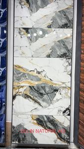 Carreaux de porcelaine émaillés polis aspect marbre brillant 600*1200 MM avec qualité AAA fabriqués en Inde - Product Image 6
