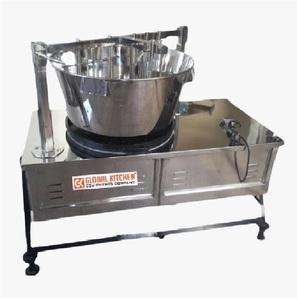 Mélangeur de cuisson au gaz automatique industriel de grande capacité Bouilloire électrique à double paroi avec mélangeur pour hummus Halwa - Product Image 1