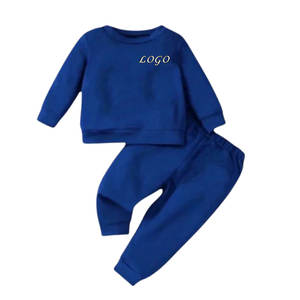 Conjunto de Ropa Deportiva Unisex con Logotipo Estampado para Bebés, Talla Grande, Primavera, Venta al por Mayor, Servicio OEM con Logotipo Personalizado - Product Image 4