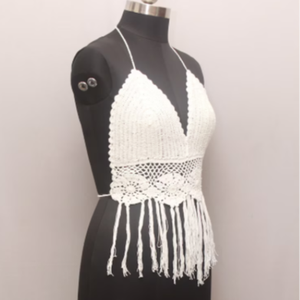 High Demand <b>Top</b> Selling Hand Woven Crochet <b>Top</b> - Product Image 1