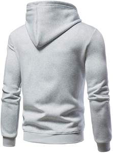 Survêtements d'hiver unisexes et décontractés de coupe régulière à capuche en molleton solide et respirant, ensemble de vêtements de sport et de jogging, 2 pièces - Product Image 4