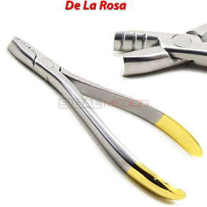 Alicates de ortodoncia Dental de acero inoxidable alemán Manual DE LA ROSA, instrumentos de extracción de soporte de formación de bucle de flexión de alambre - Product Image 2
