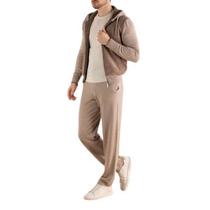 Survêtement personnalisé de haute qualité pour hommes 100% coton design solide pantalon de survêtement de sport survêtement décontracté - Product Image 1