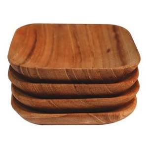 Plateau de Service Rectangulaire en Bois d'Acacia pour Cuisine Nordique de Luxe, Petit Dessert et Fruits - Product Image 6