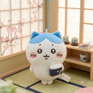 Porte-clés en peluche anti-stress Chiikawa, pendentif de sac animal en peluche Kawaii, poupée douce - Product Image 1