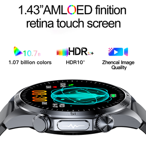 Montre connectée AK81, écran IPS 360x360, étanche IP68, écran tactile, moniteur de fréquence cardiaque, ECG, boussole, compatible Android. - Product Image 5
