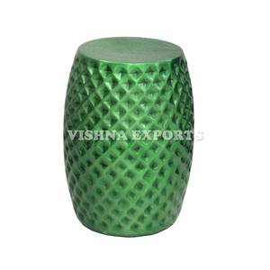 Mesa lateral de Metal con relieve de diamante, niquelado, para dormitorio y sala de estar, uso decorativo para el hogar - Product Image 6