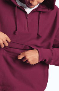 2025 nouveau Streetwear Style quart Zip veste pour hommes avec poche avant fichier couleur unie séchage rapide respirant hommes vestes - Product Image 4