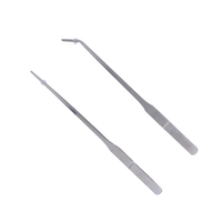 Outils de nettoyage d'aquarium, petite pince en acier inoxydable de 8 pouces, accessoires de luxe écologiques pour plantes aquatiques