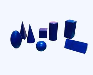 Ensemble géométrique en bois, aides pédagogiques en physique, jaune poli, multicolore, extra large, jouets éducatifs, approvisionnement direct d'usine - Product Image 3