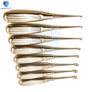 ชุดคิวเรกระดูกสันหลังเคลือบสีโรสโกลด์8ชิ้น | ช้อนสแตนเลส Volkmann แบบคม | นำกลับมาใช้ใหม่ได้ - Product Image 3