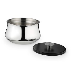 Última Khajoor Pot Metal Fecha Bowl Estilo árabe Durable Acero inoxidable Frutas secas Plato para servir para bodas Hoteles Fiestas Mesa - Product Image 4